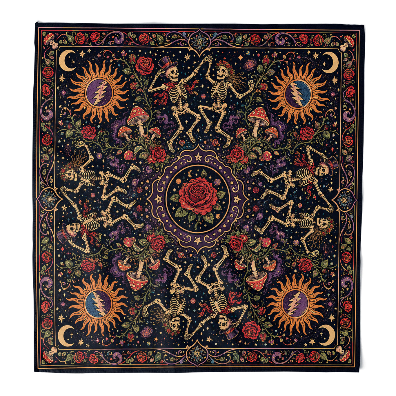 Wholesale Psychedelic Ramble Bandana - Shady Front