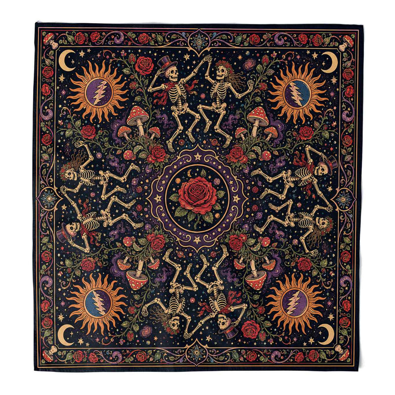 Psychedelic Ramble Bandana Wholesale Supplier - Shady Front