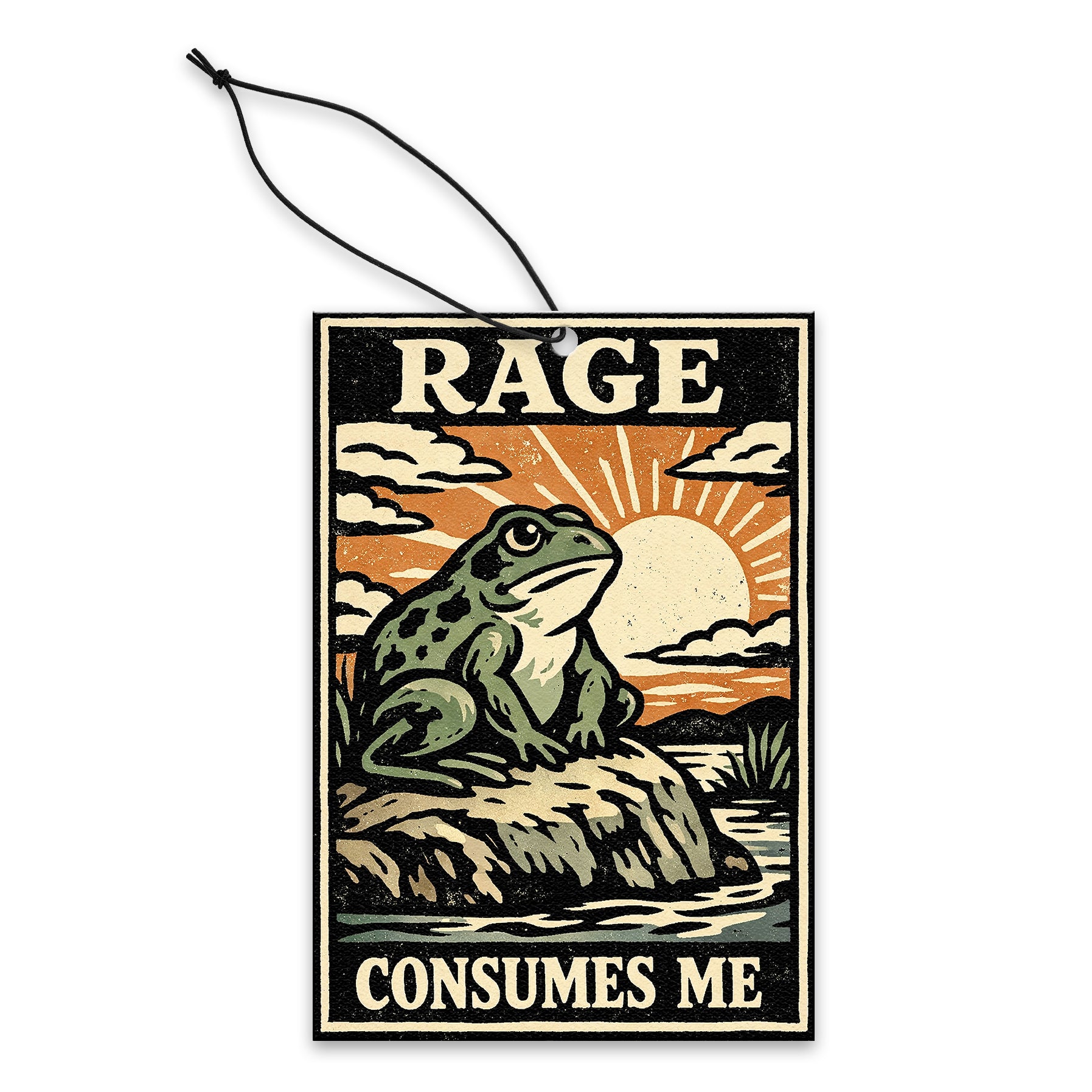 Rage Consumes Me Air Freshener - Shady Front