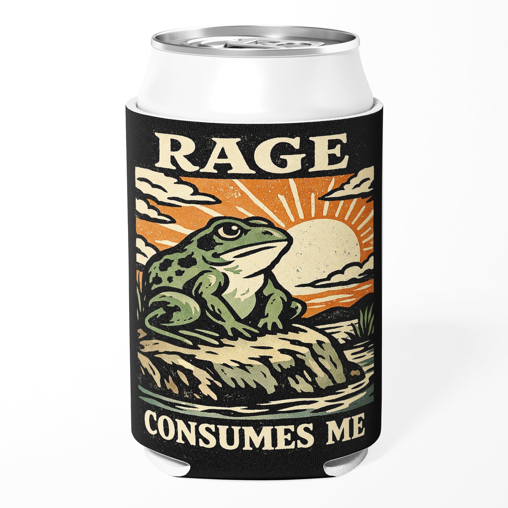Wholesale Rage Consumes Me Can Cooler - Shady Front