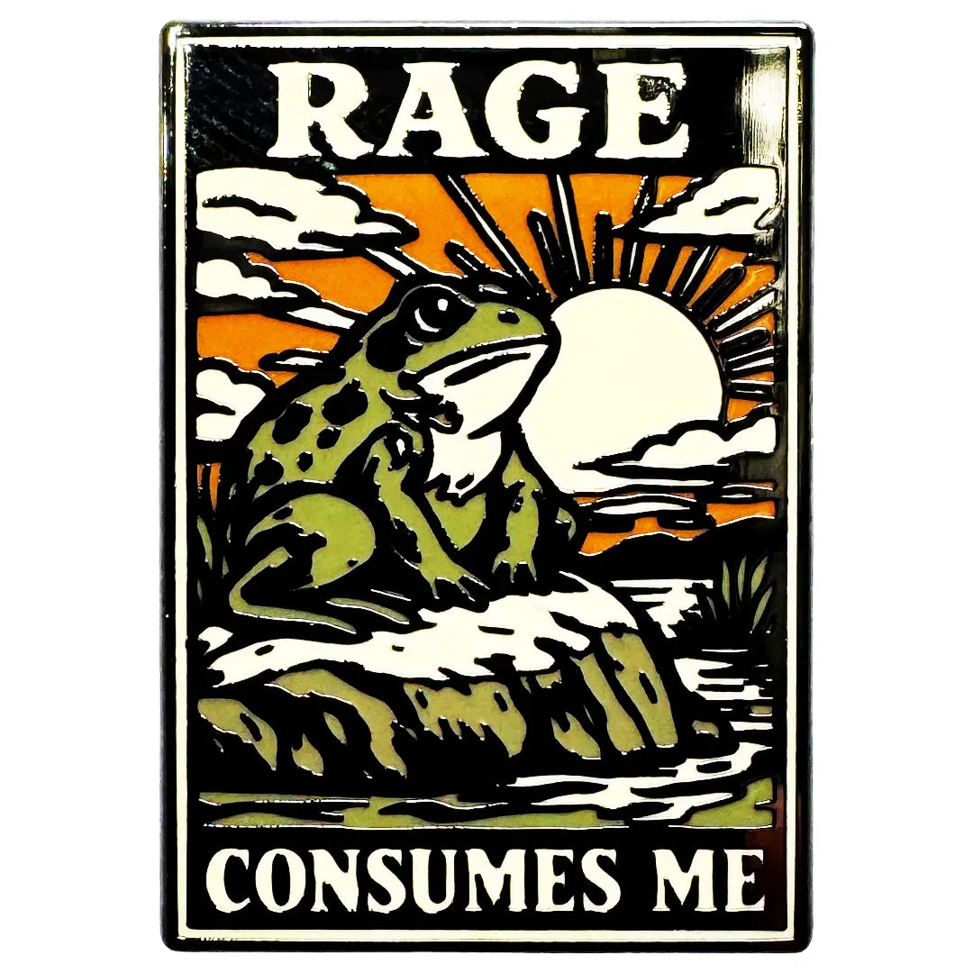 Wholesale Rage Consumes Me Enamel Pin - Shady Front