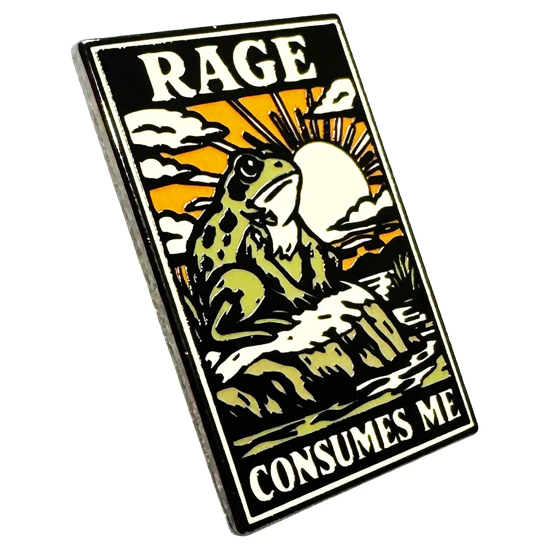 Wholesale Rage Consumes Me Enamel Pin - Shady Front