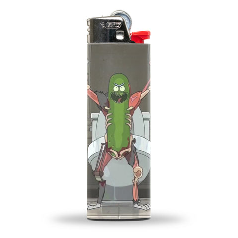 Pickle Rick Lighter - Shady Front