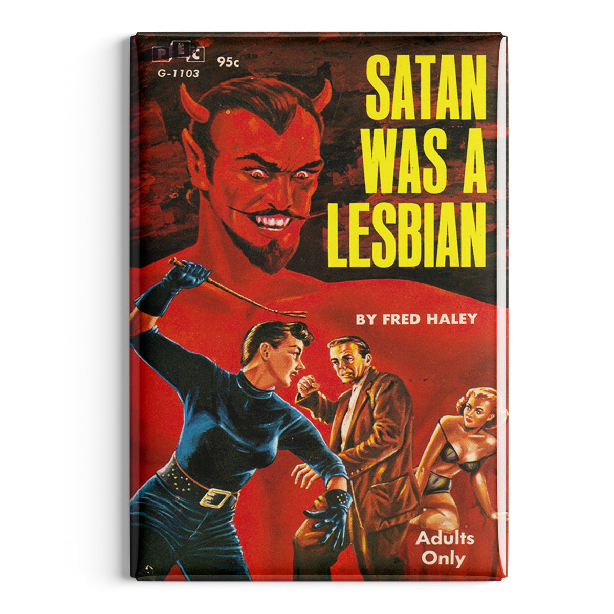Wholesale Satan Was a Lesbian Fridge Magnet - Shady Front