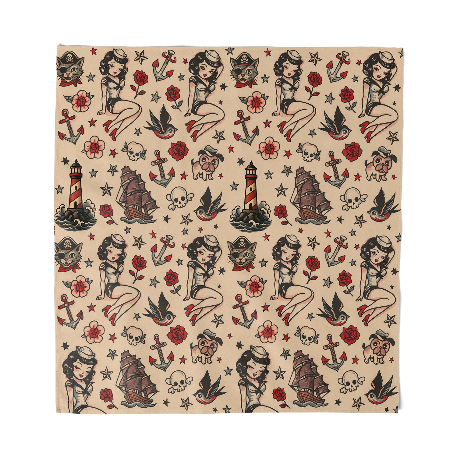 Ships and Pirates Bandana - Shady Front