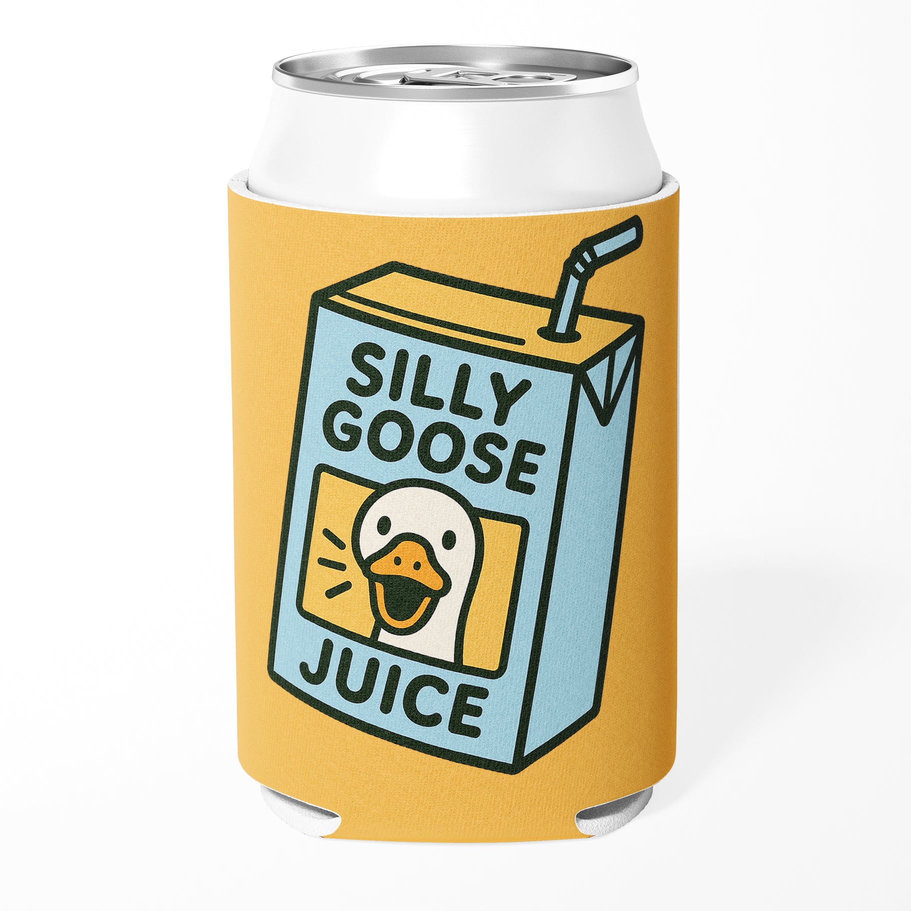 Silly Goose Juice Can Cooler - Shady Front