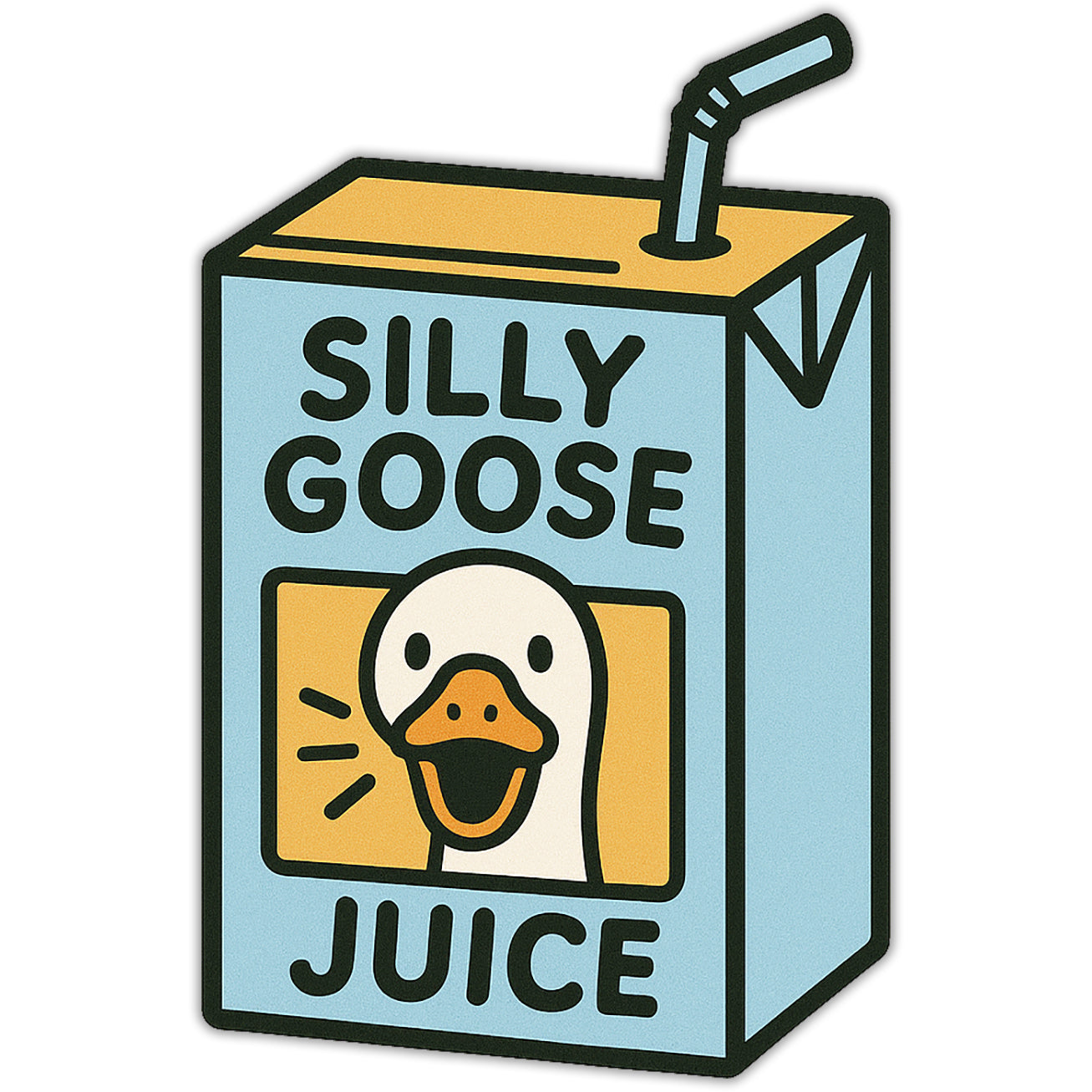 Silly Goose Juice Sticker - Shady Front