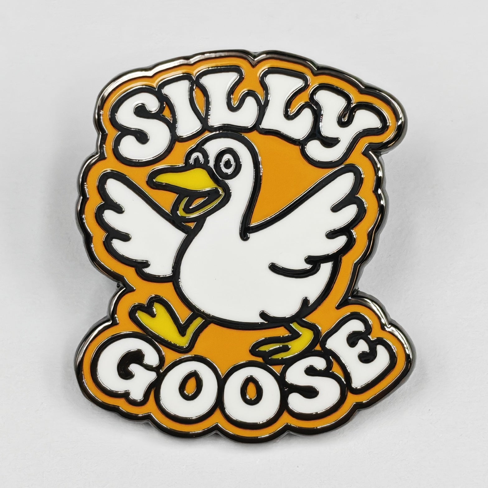 Silly Goose Enamel Pin - Shady Front
