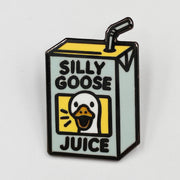 Silly Goose Juice Enamel Pin - Shady Front