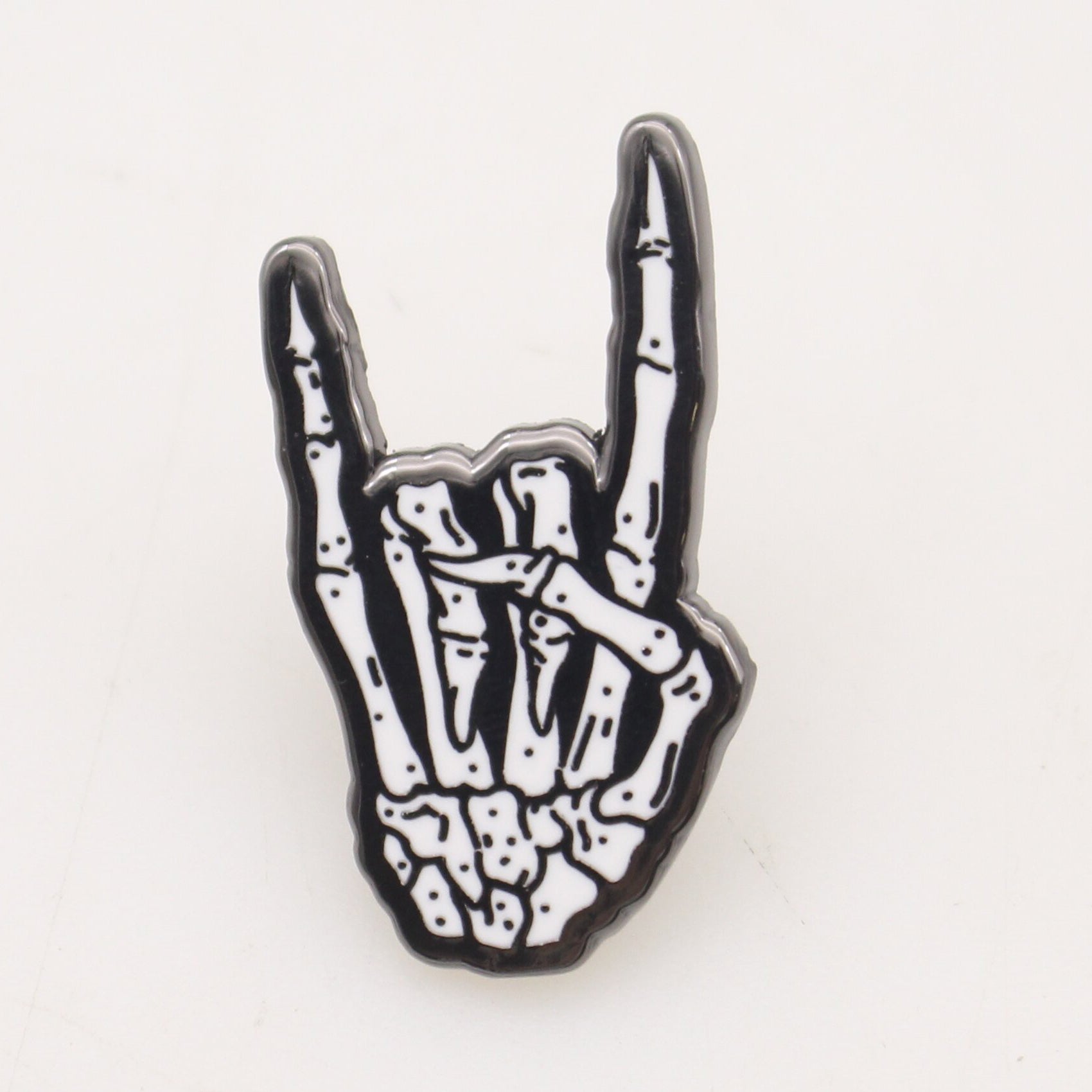 Skeleton Rock Hand Enamel - Shady Front