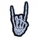Skeleton Rock Hand Patch