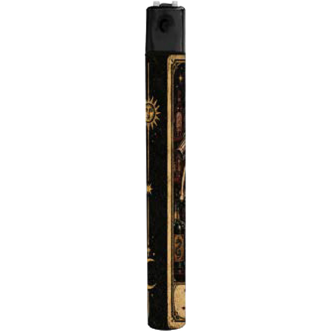 Wholesale Skeleton Bartender Tarot Card Lighter Side View - Shady Front