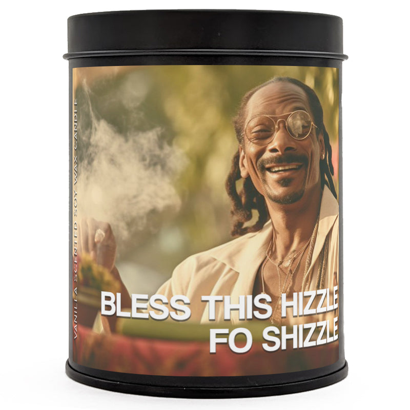 Bless this Hizzle Fo' Shizzle Scented Candle Wholesale Supplier - Shady Front