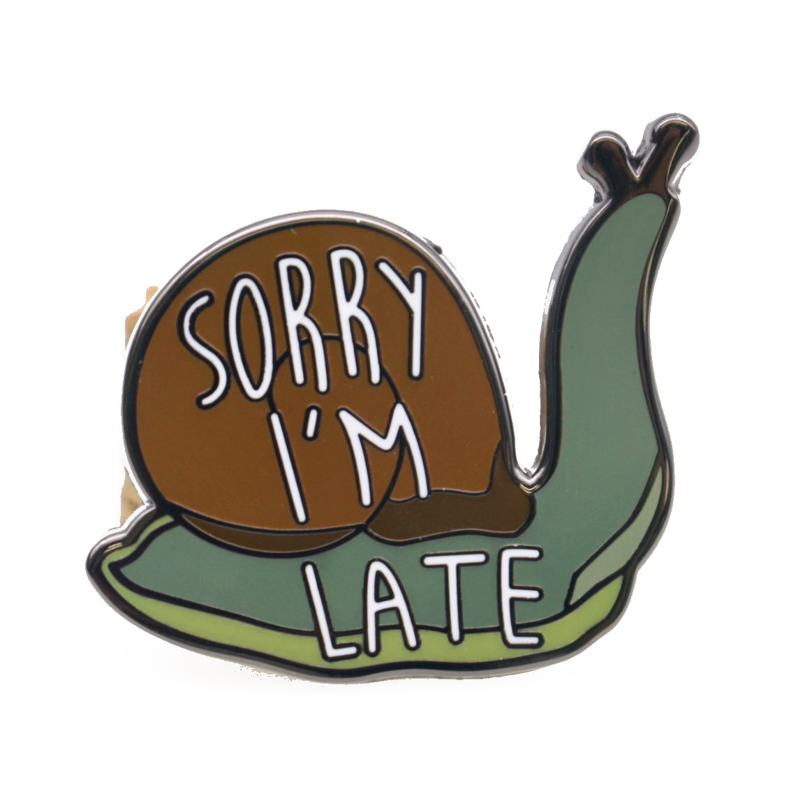Sorry I'm Late Enamel Pin - Shady Front