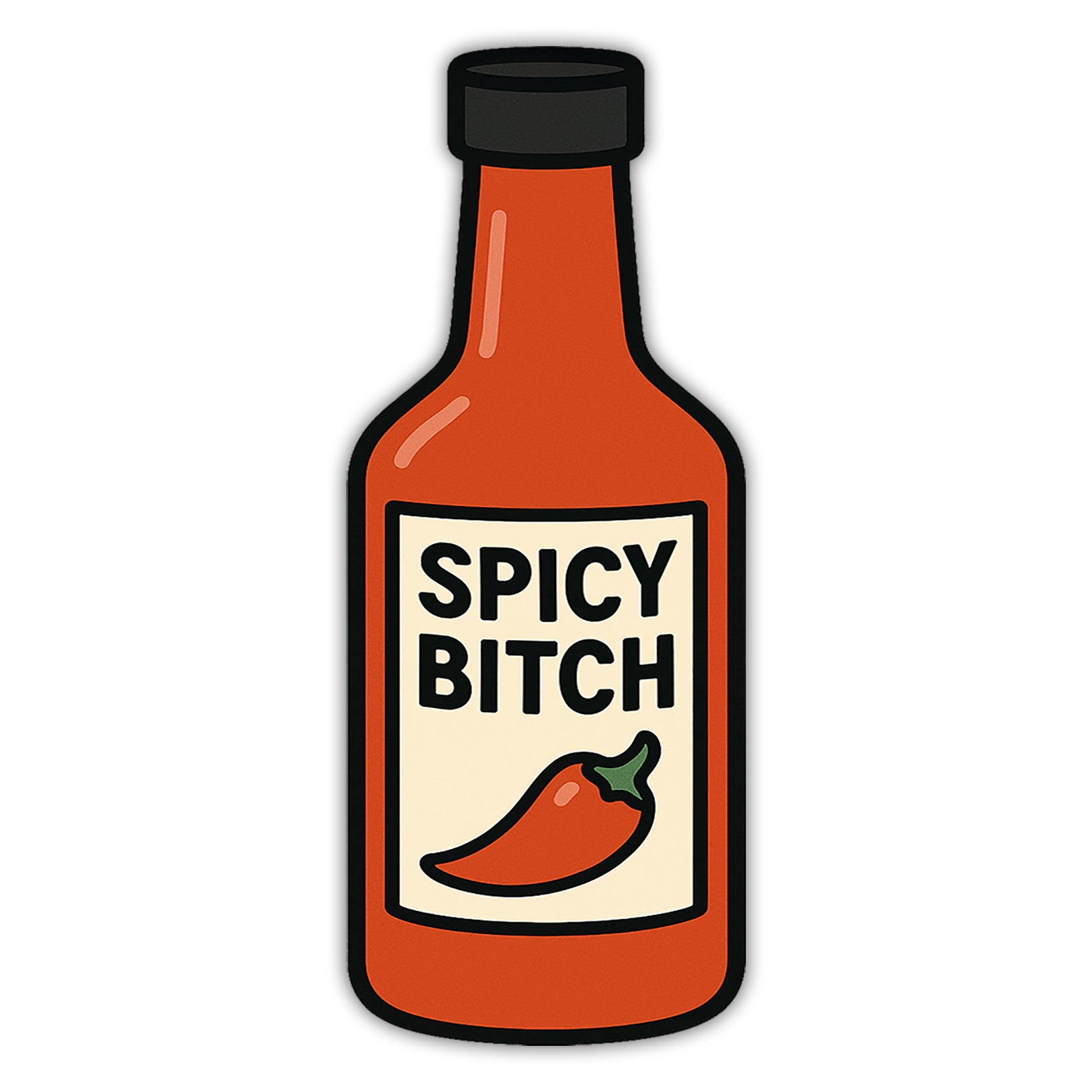 Spicy B-tch Sticker - Shady Front