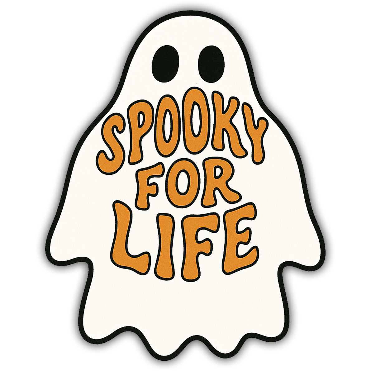 Spooky for Life Sticker - Shady Front