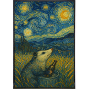 Starry Night From Another Perspective Original Poster Print - Shady Front