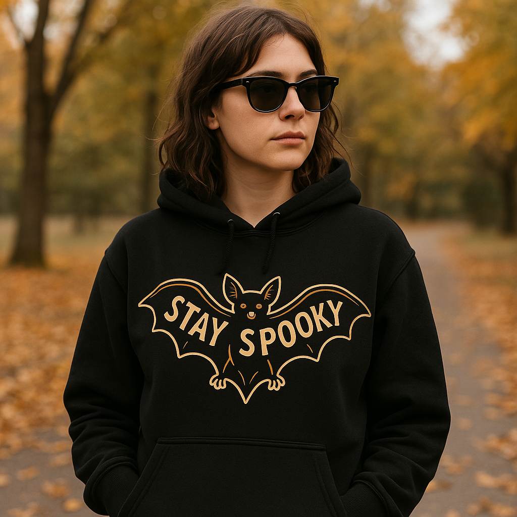 Stay Spooky Bat Hoodie - Shady Front