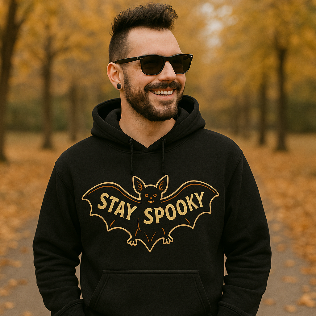 Stay Spooky Bat Hoodie - Shady Front