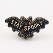 Stay Spooky Bat Enamel - Shady Front
