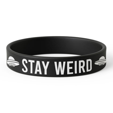 Stay Weird Silicone Wristband