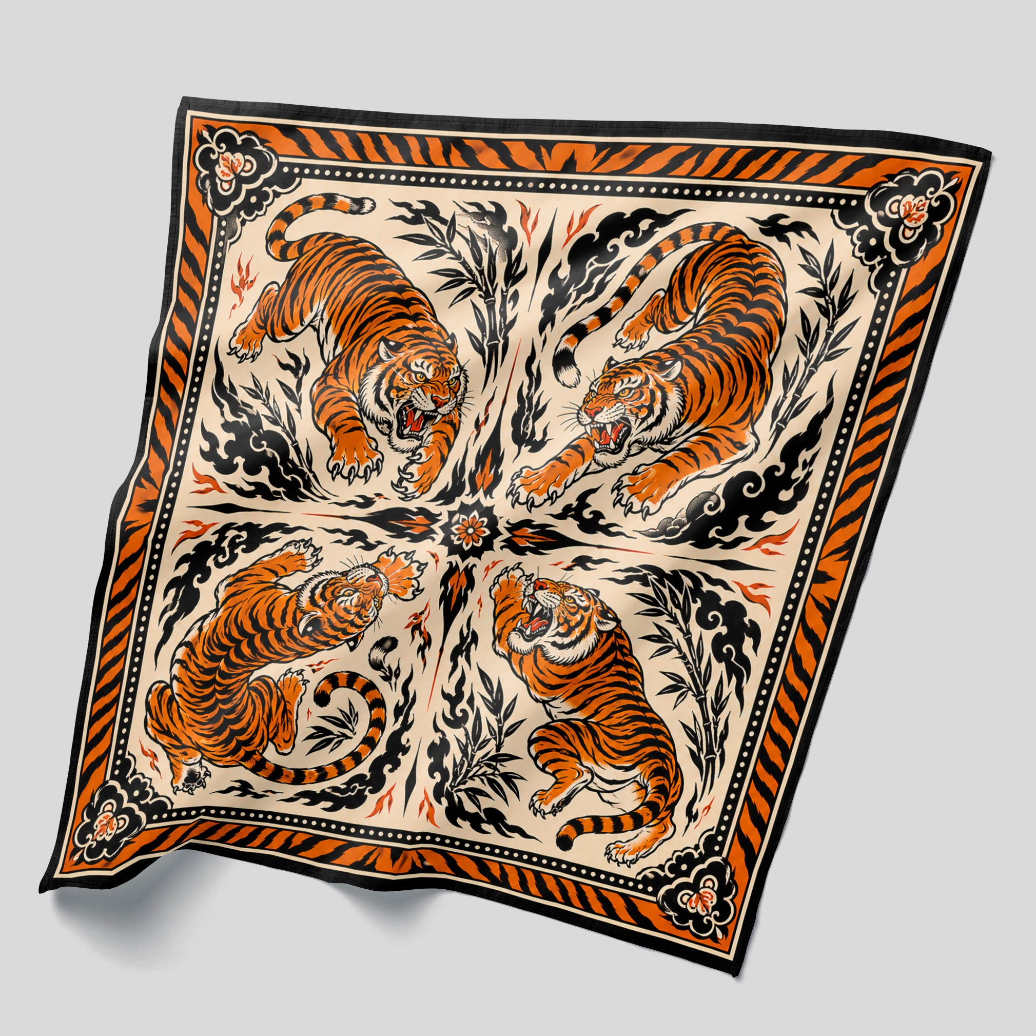 Wholesale Striped Ambush Bandana - Shady Front