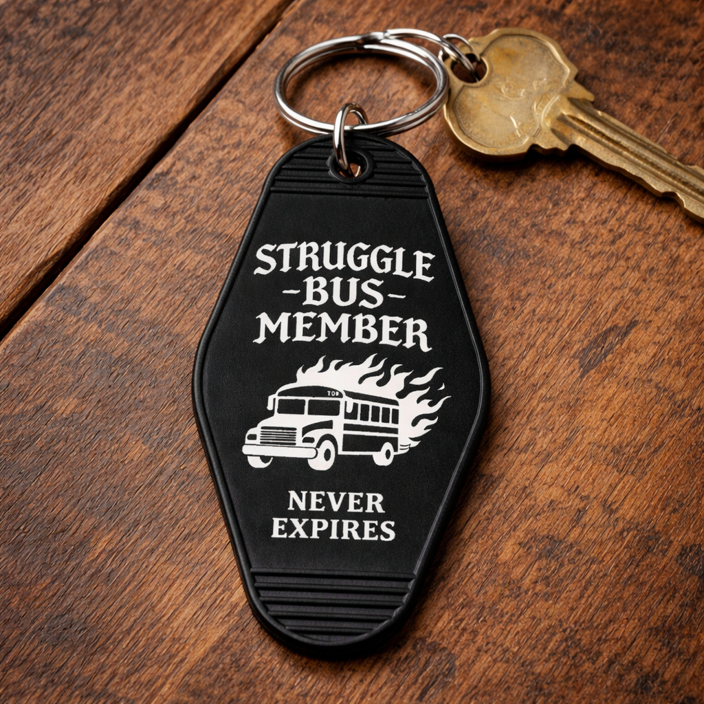 Struggle Bus Member Room Keychain - Shady Front