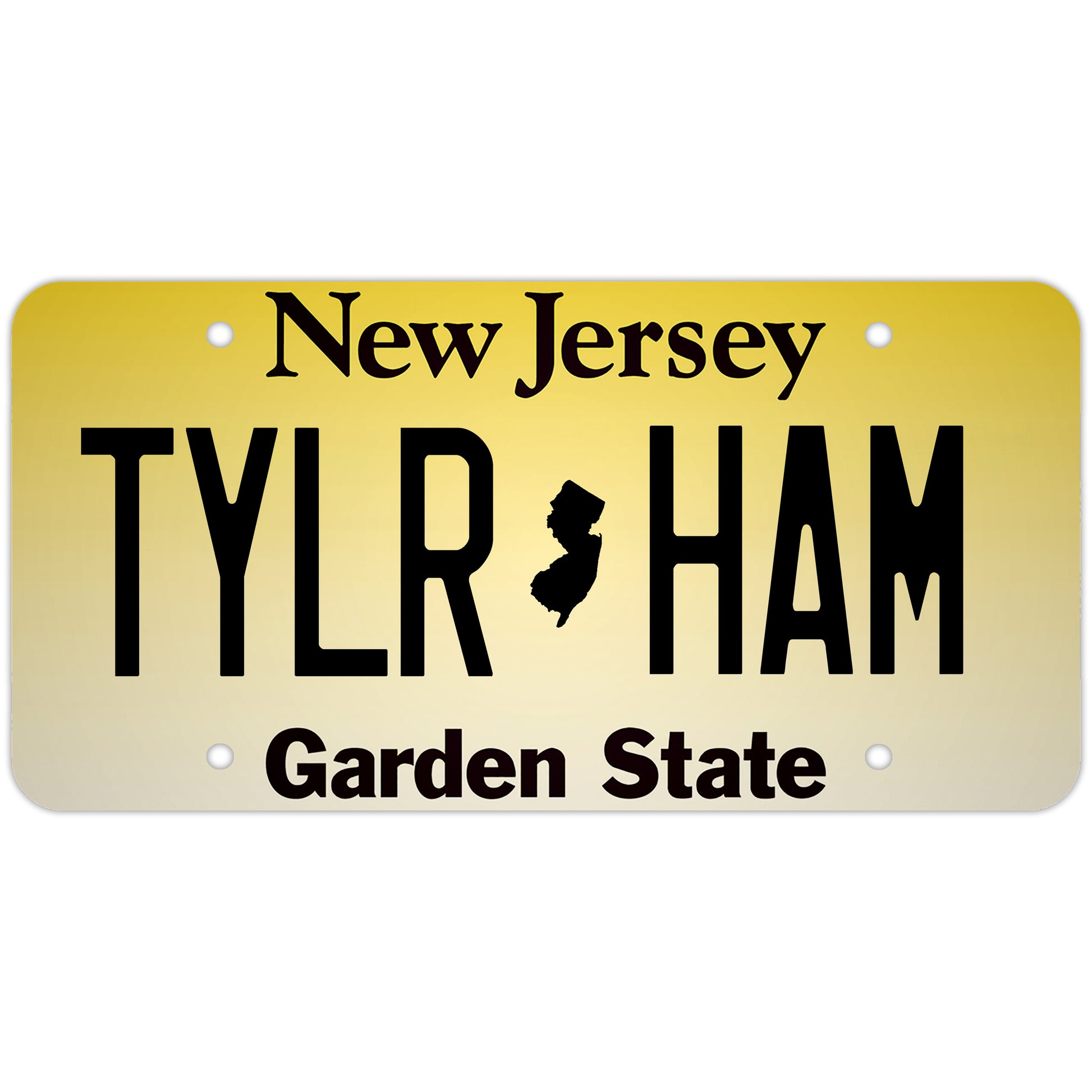 Taylor Ham Decorative License Plate - Shady Front