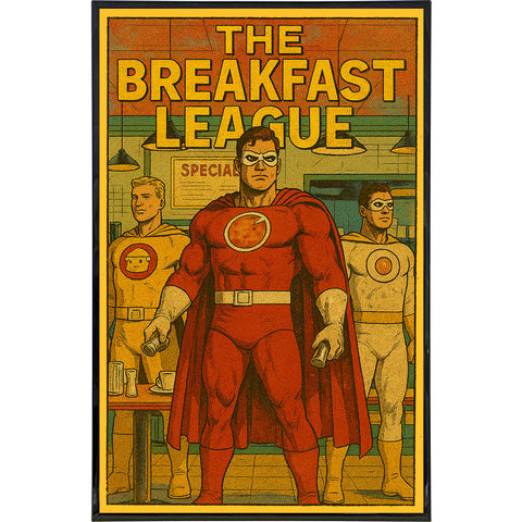 The Breakfast League Poster Print