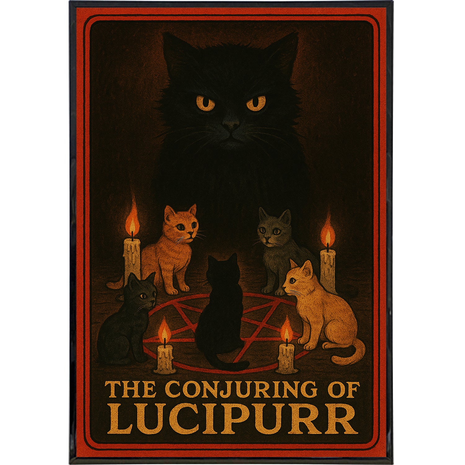 The Conjuring of Lucipurr Poster Print - Shady Front