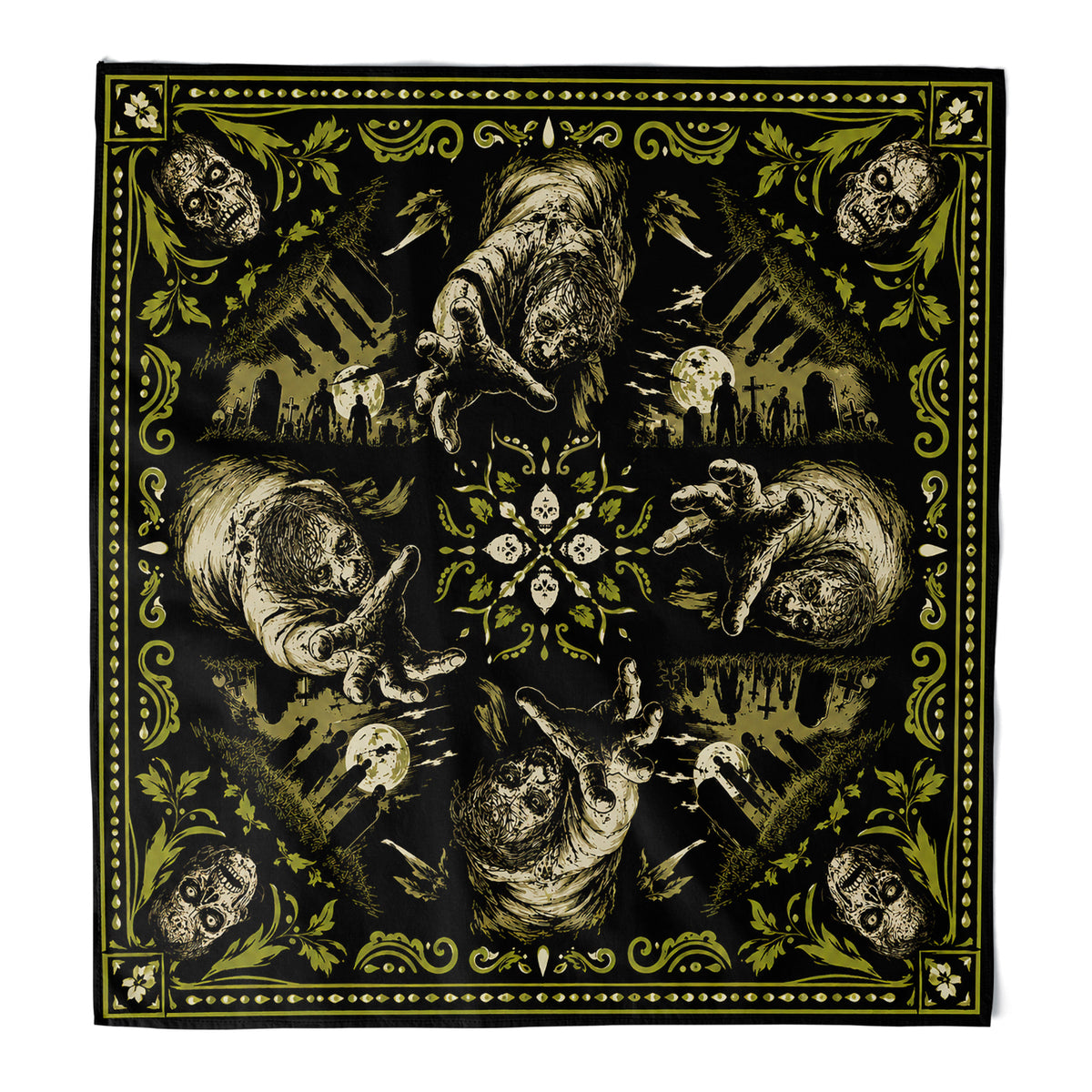 Wholesale The Dead Walk Bandana - Shady Front