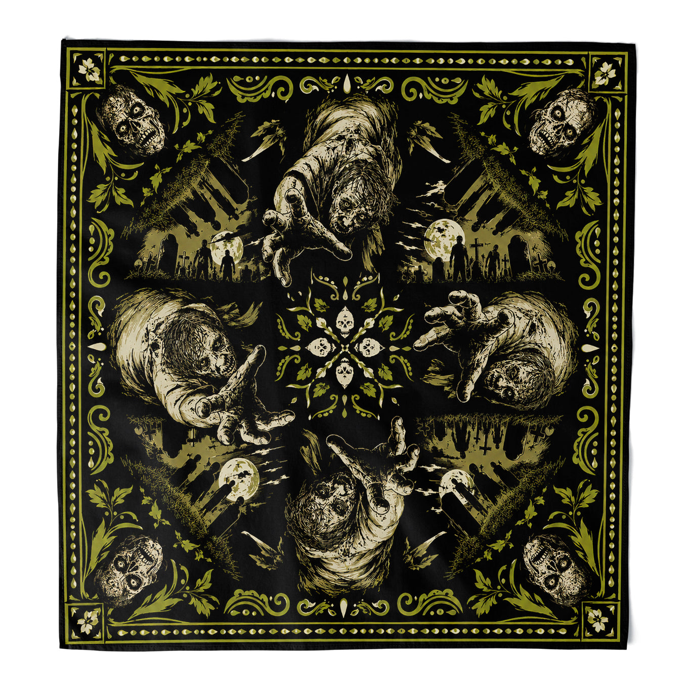 Wholesale The Dead Walk Bandana - Shady Front