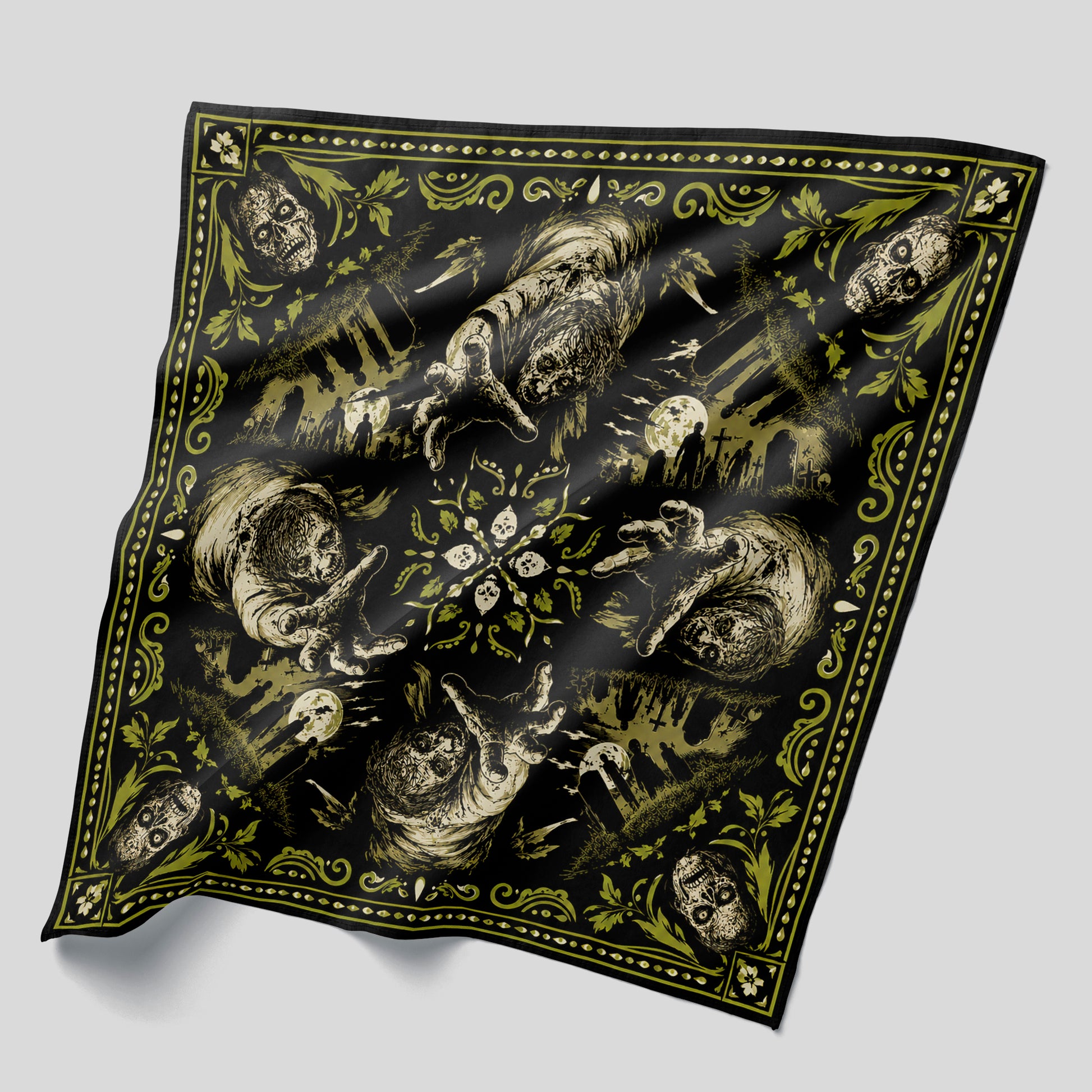 Wholesale The Dead Walk Bandana - Shady Front