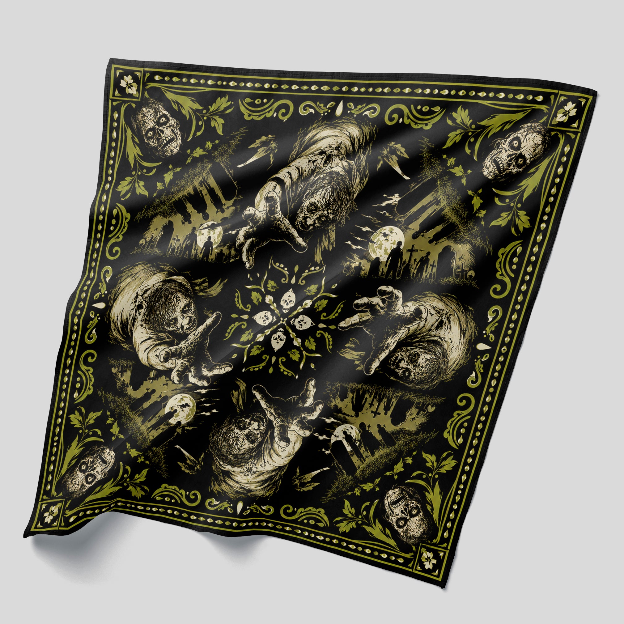 Wholesale The Dead Walk Bandana - Shady Front