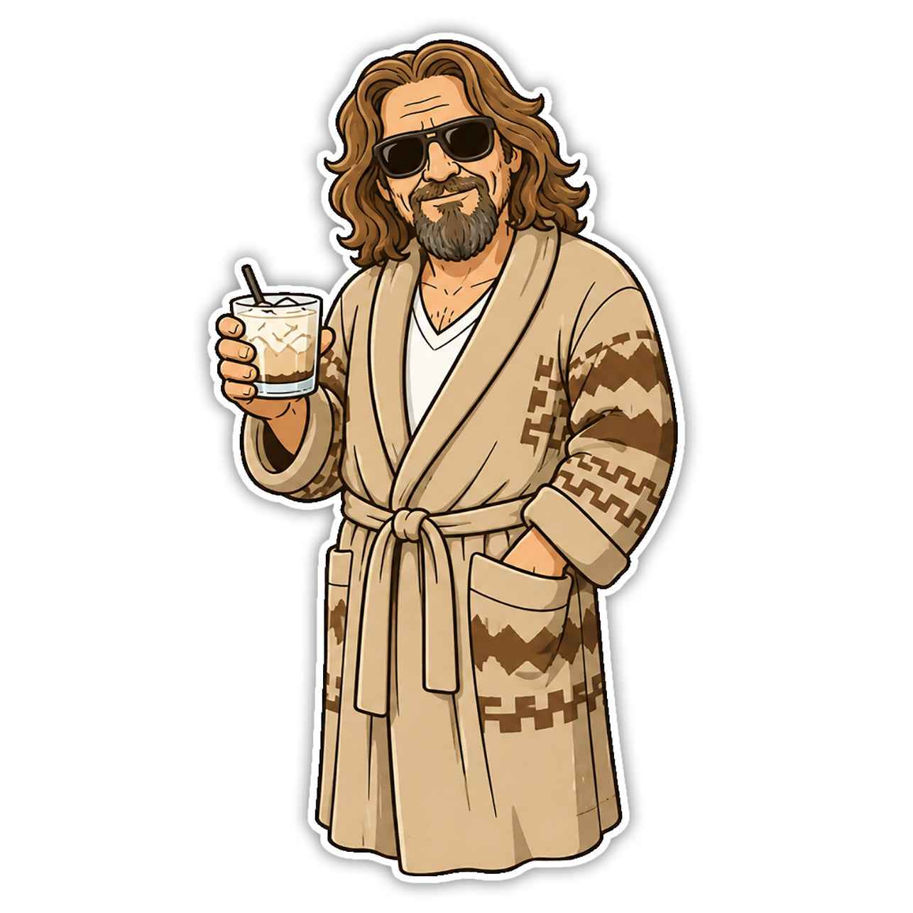 Wholesale The Dude Sticker - Shady Front