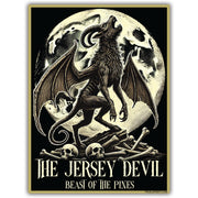 Jersey Devil Beast of the Pines Car Magnet - Shady Front