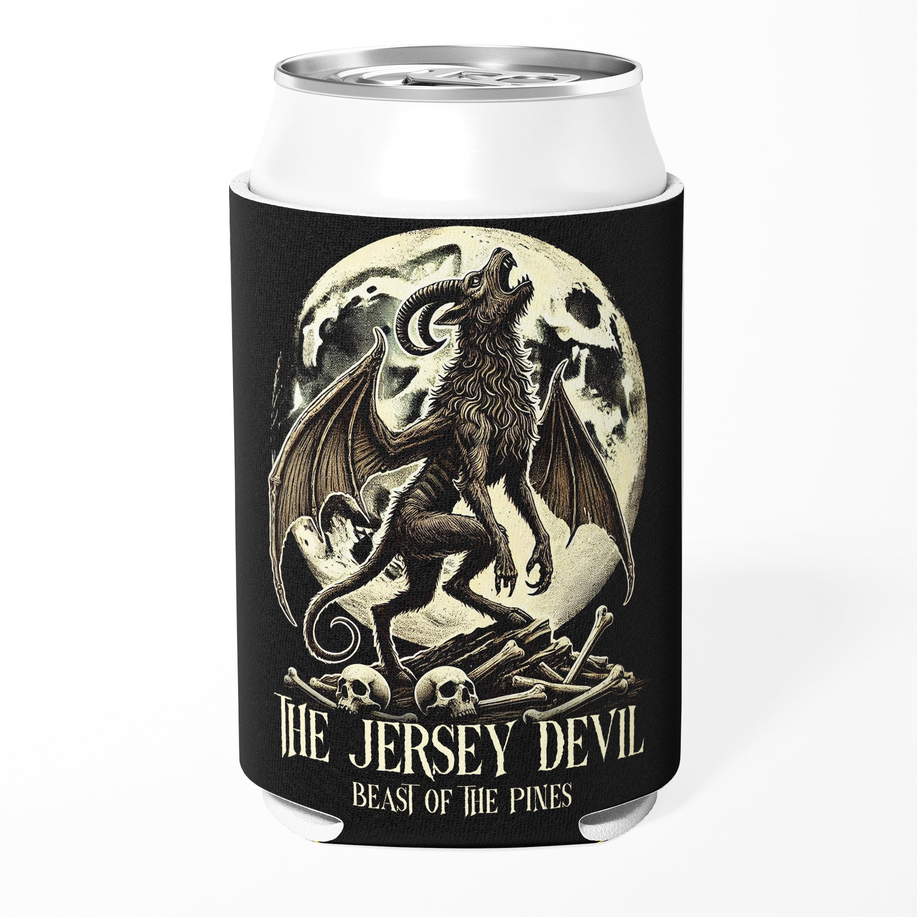 Jersey Devil Beast of the Pines Can Cooler - Shady Front