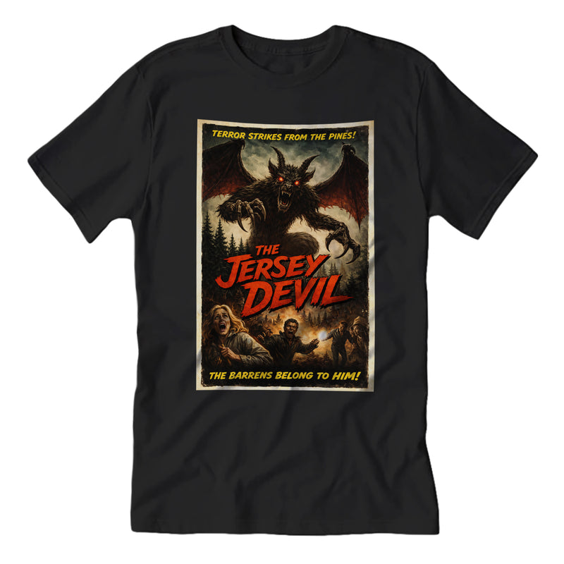 The Jersey Devil Horror Movie Poster T-Shirt Wholesale Supplier - Shady Front