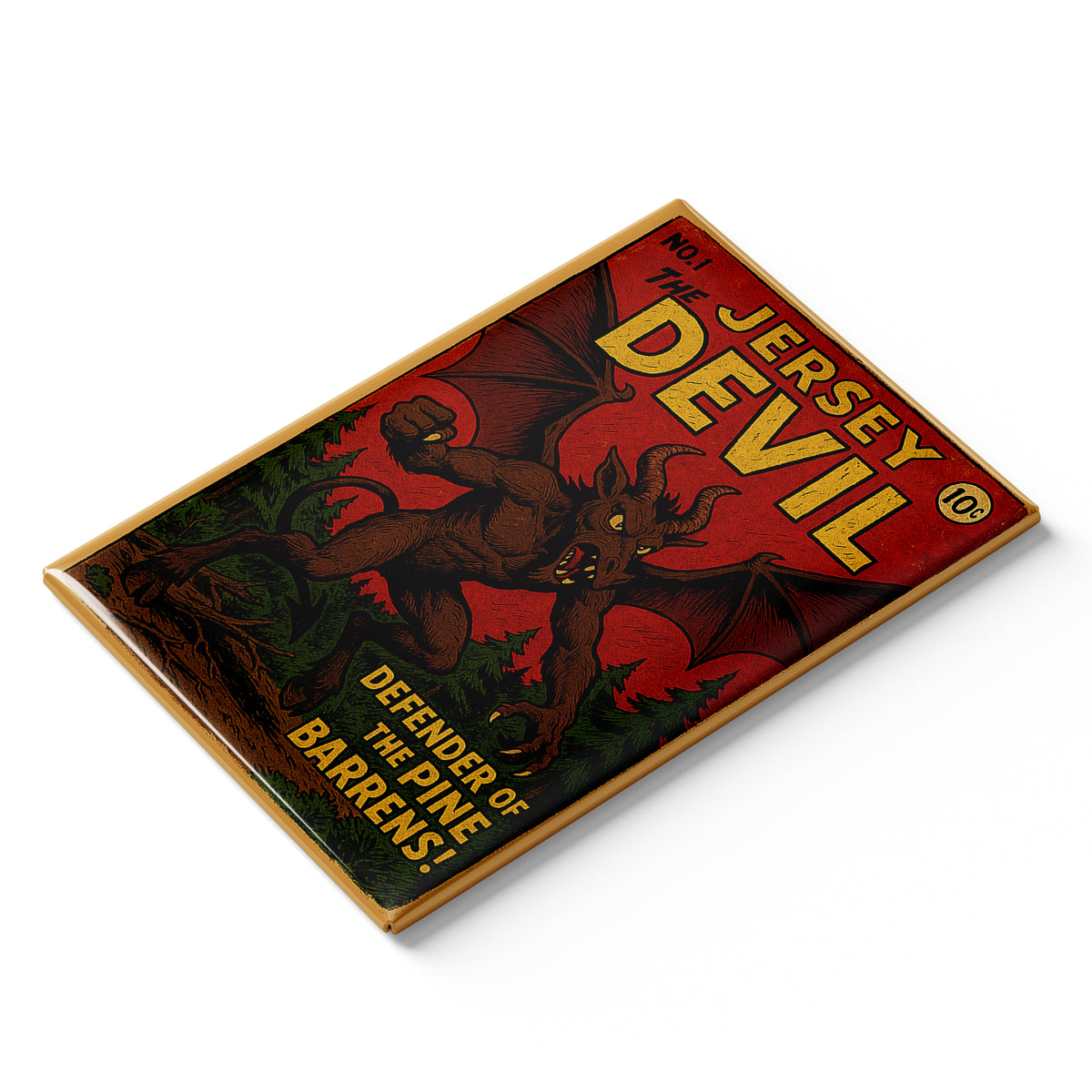 Wholesale Jersey Devil Comic Fridge Magnet - Shady Front