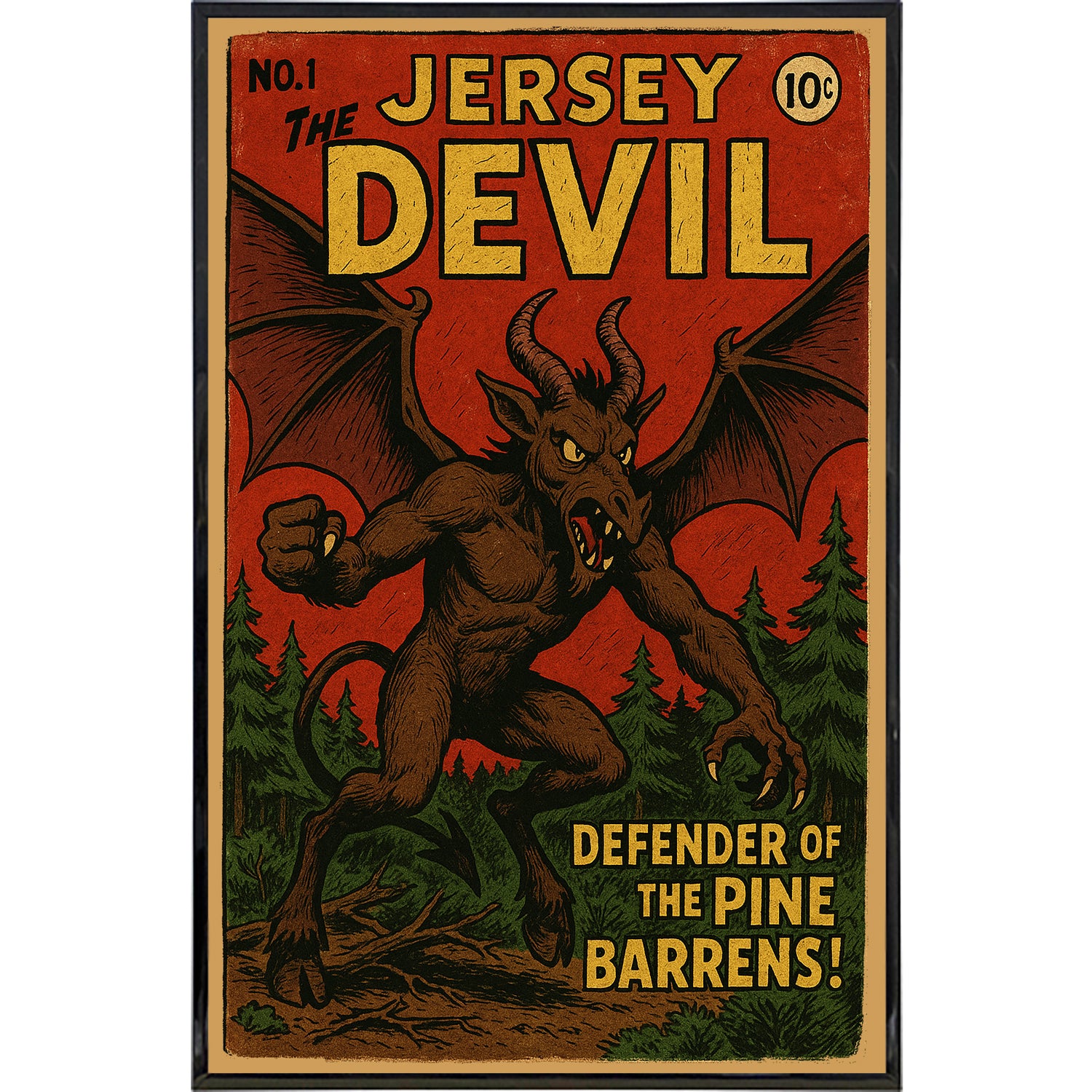 The Jersey Devil Number One Poster Print - Shady Front