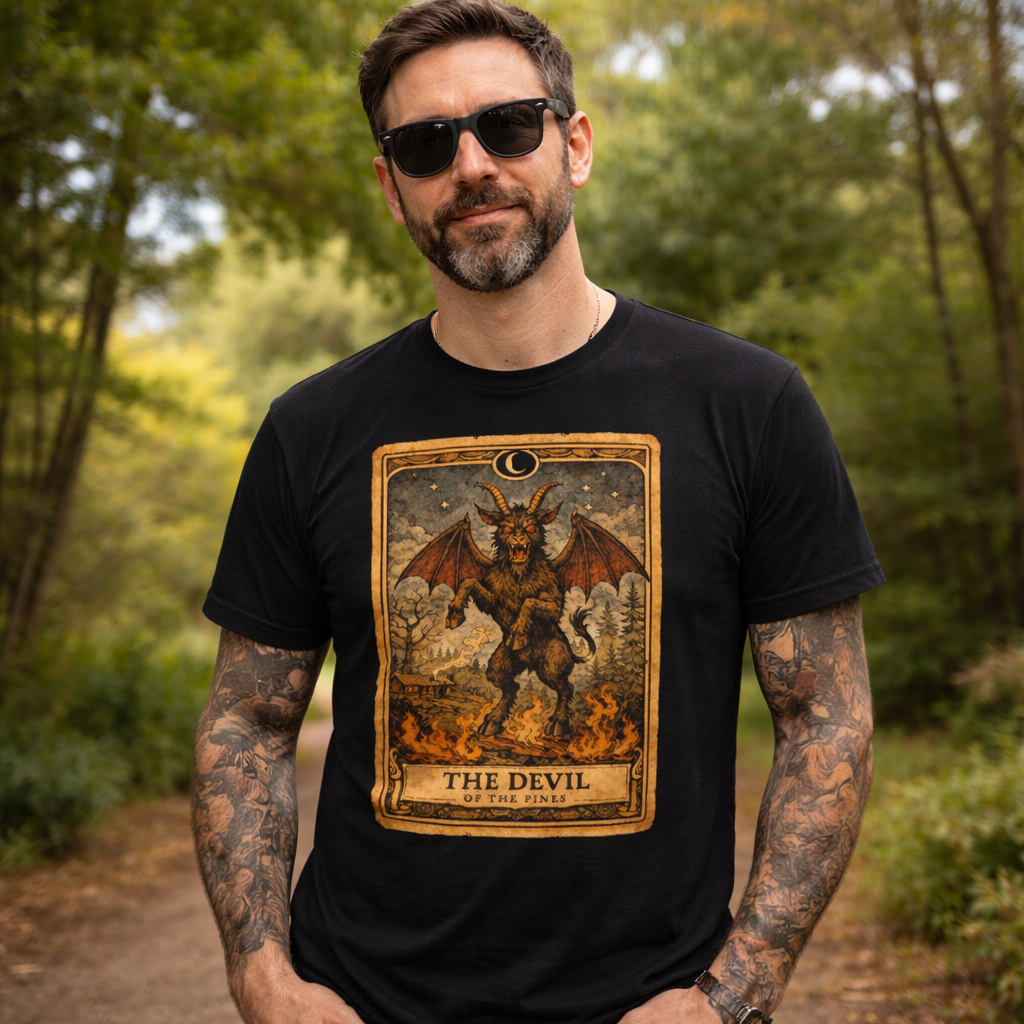 The Jersey Devil Tarot Card T-Shirt - Shady Front