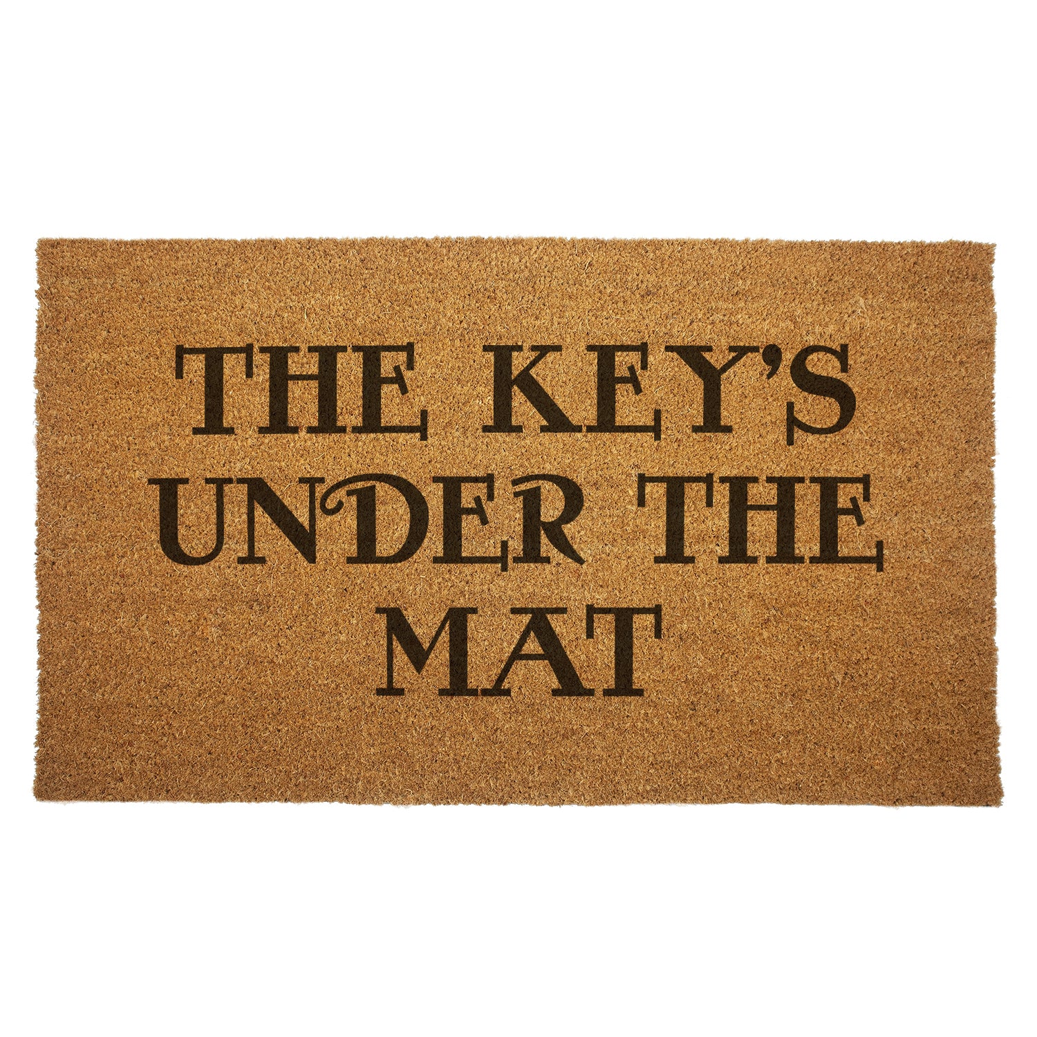 The Key's Under the Mat Door Mat - Shady Front