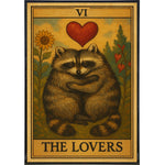 The Raccoon Lovers Tarot Original Poster Print