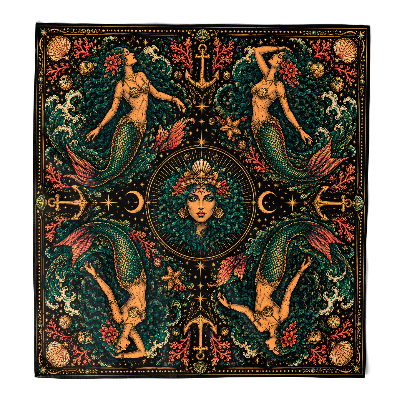 Wholesale The Sirens Call Bandana - Shady Front