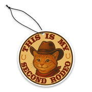 This Is My Second Rodeo Air Freshener - Shady Front