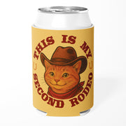This Is My Second Rodeo Can Cooler - Shady Front