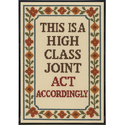 This is a High Class Joint Poster Print
