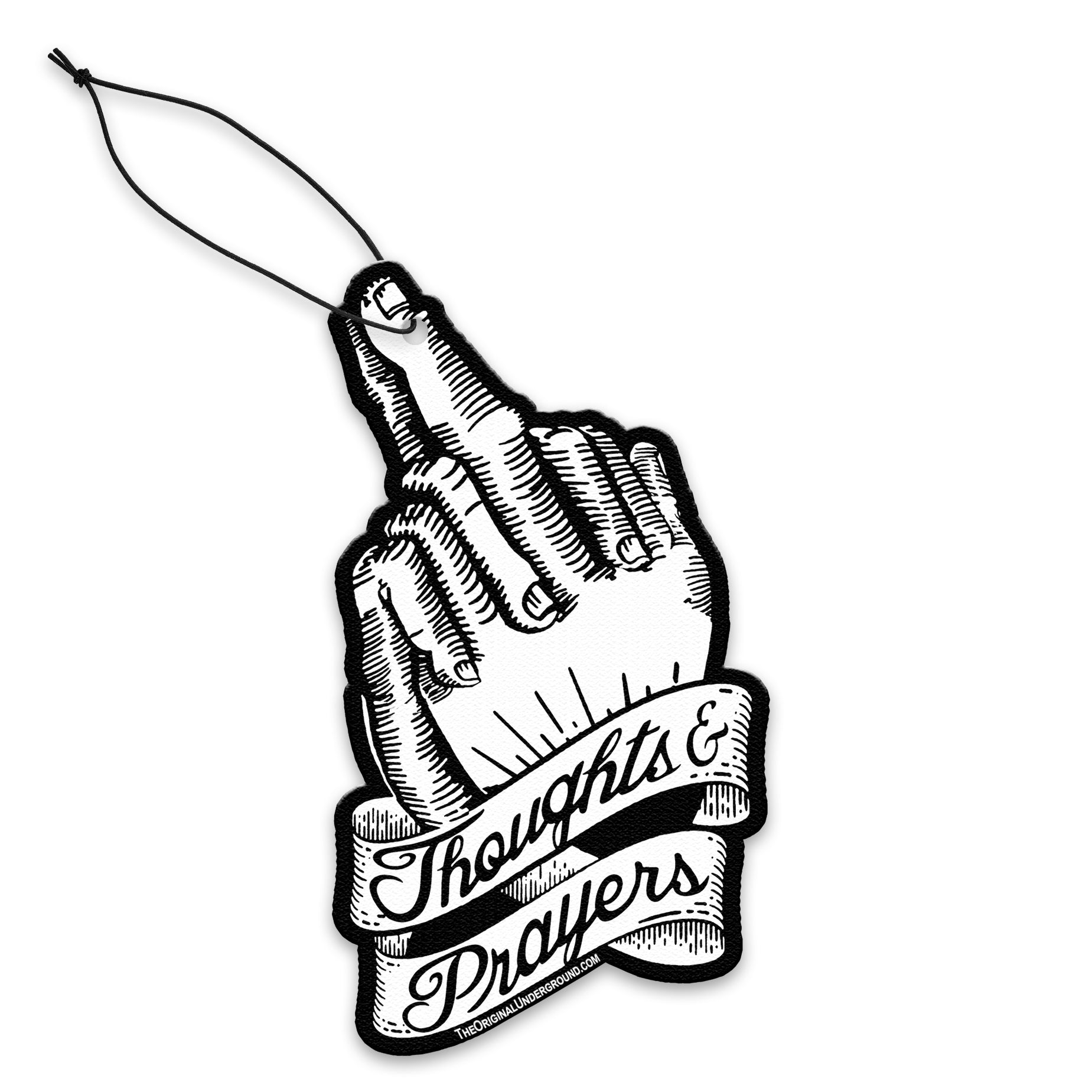 Thoughts and Prayers Air Freshener - Shady Front