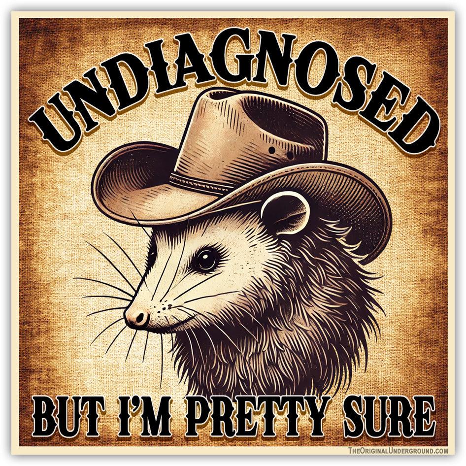 Undiagnosed but I'm Pretty Sure Sticker - Shady Front