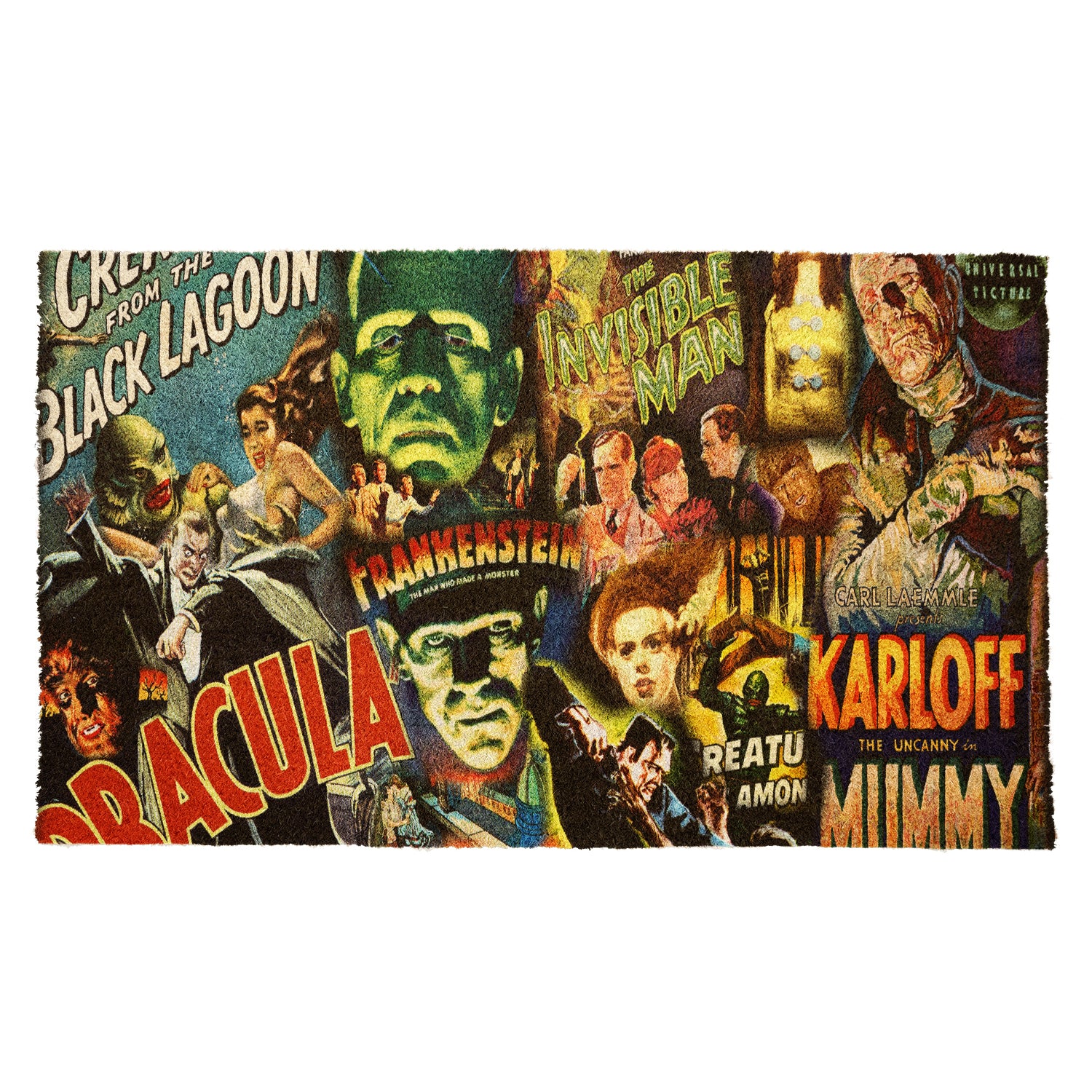 Universal Monsters Film Covers Door Mat - Shady Front